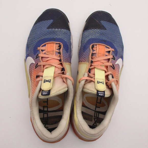 Nike Metcon 7 AMP Men's Size 11.5 Multicolor Orange Blue DM0259-900 Sneakers - Picture 9 of 9